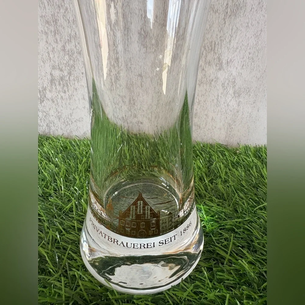 German Pilsner Beer Tall Drinking Glasses-Set of 2